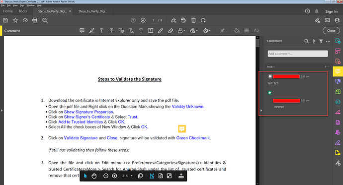 pdf file generated using manual xfdf import